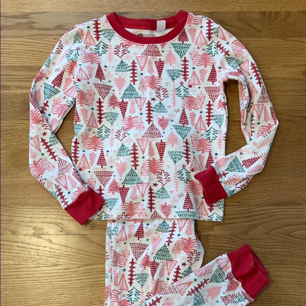 Tucker and Tate Christmas tree pajamas